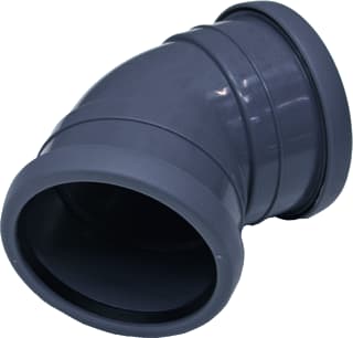 Pipelife - Topfit Fitting met 2 aansluitingen tf bcht 50 45gr m/m zw gr