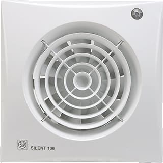 S&P - SILENT 100 Ventilator voor kleine ruimten Toilvent Sil100Cdz