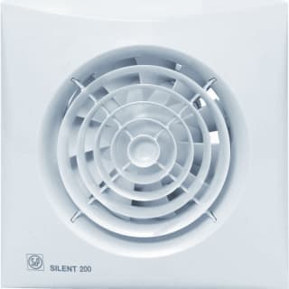 S&P - SILENT 200 Ventilator voor kleine ruimten Toilvent Sil200Chz