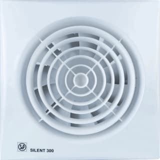 S&P - SILENT 300 Plus Ventilator voor kleine ruimten Muurvent Sil300Chz+