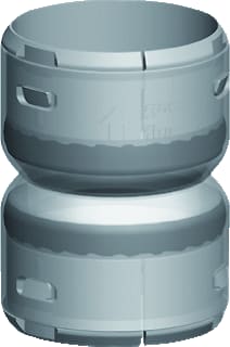 Ubbink - Rolux Flex Enkelw. rookgashulpstuk 2 aansl. Rlx Pp M.Flex 50 Koppel