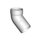 Ubbink - Rolux Flex Enkelw. rookgashulpstuk 2 aansl. Rlx Pp Mfl 50 Bocht 45Gr