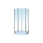 Hüppe - 501 Design Pure Douchecabine vijfhoekig 501D 5Hk 90 Zm/H Xd