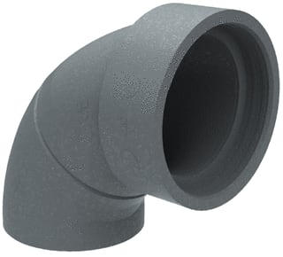 Duco - DucoFlex Bocht rond luchtkanaal isobocht 90° d180 (epp)