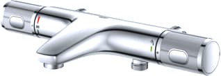 Grohe - Grohtherm 1000 Performance Badmengkraan (opbouw) 1000 Perf Badtherm Z/Kop