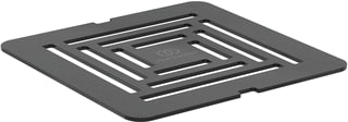 Ideal Standard - Afdekkap afvoersysteem solid afdekrooster zwart