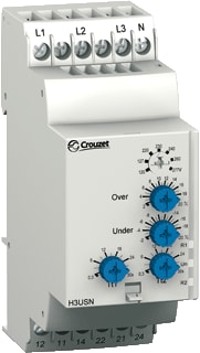 Crouzet - C-Lynx Serie H3 Fasebewakingsrelais Fasecon H3Usn 120/277Vac
