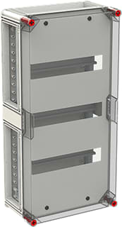 ABB - VMS Installatiekast leeg Lege Kast+3 Din Rail 150Mm