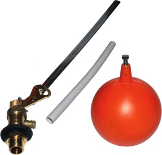 De Beer - Vlotterafsluiter Vlotterkr Hor. 1/2" Compl