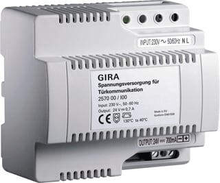 Gira - Voeding deurcommunicatie Voeding 24V 700M Dra Deur