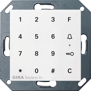Gira - Keyless IN Systeem 55 Toegangscontrolesysteem Bedelem Zwm 55