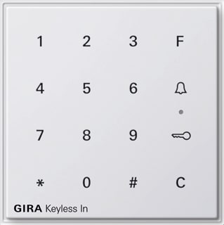 Gira - Keyless IN TX44 Toegangscontrolesysteem Bedelem Keyls In Zwt