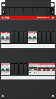ABB - Hafonorm HAD Groepenkast, geassembleerd Kast 30Ma 3F 40A
