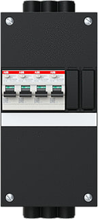 ABB - Hafonorm HM Groepenkast, geassembleerd kast 4g 30ma 1f