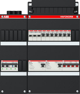 ABB - Hafonorm HAD Groepenkast, geassembleerd 3Fase 1Hs 40A 4P 1Als 40A