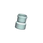 Ubbink - Rolux Enkelw. rookgashulpstuk 2 aansl. Verloop Spie 80/Mof 60