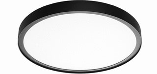 SG Lighting - Disc 480 Plafond-/wandarmatuur Zw 3K Led
