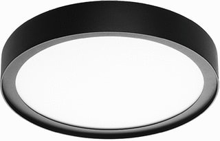 SG Lighting - Disc 290 Plafond-/wandarmatuur Zw Led 4K