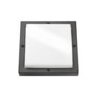 SG Lighting - Bassi Plafond-/wandarmatuur zw/opaal e27 snsr