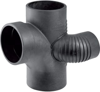 Geberit - PE Fitting met 4 aansluitingen fitt 4 aansl 393.526.14.1