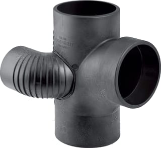 Geberit - PE Fitting met 4 aansluitingen fitt 4 aansl silent-db20