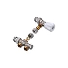 Comap - Rad.aansl.combi. m kraan+onderblok 2P Comb Hb H-Vrk Dub Hand