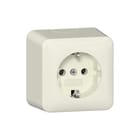 Gira - Opbouw Wandcontactdoos (WCD schakelmat.) Wcd/Ra + Montpl Opb Cr.W