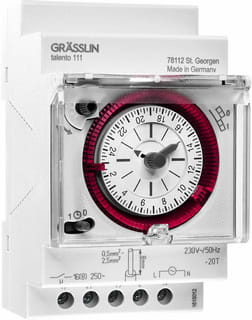 Grasslin - Analoge schakelklok vr paneelbouw Schakklk Talento 111 Sk