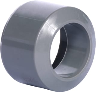 Pipelife - Fitting met 2 aansluitingen Verloopring 80X50Mm Grijs