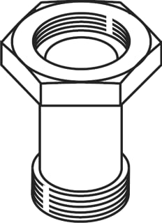 Grundfos - Mech. toebeh./onderdelen v pompen passtuk a11 2"x2"