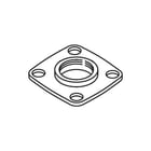 Grundfos - Mech. toebeh./onderdelen v pompen Passtuk A16 Dn32Vkx1 1/2"