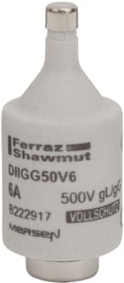 MERSEN - Lindner D-zekering 6A Gl-Gg Dii B222917M Ds5