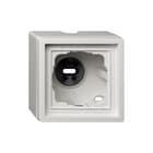 Gira - F100 Opbouwbak inbouwschakelmateriaal Opbouwbak 1-Vd Zwg