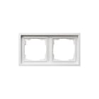 Gira - F100 Afdekraam schakelmateriaal Afdkrm 2V Zwg