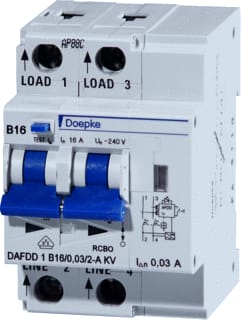 Doepke - Aardlekautomaat met nevenapparaat 09961304