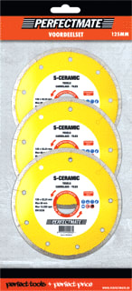 Perfectmate - Slijpschijvenset S-Cer 3In1 125X22.23 Ds3