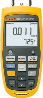 Fluke - 922 Meetinstrument v milieuparameters Hvacmtr