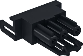 OBO - App.aansl. vr inst.bare gebouwinst. Bus-Adapter Schuko Zw