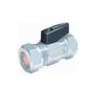 Broen - Ballofix B3856 Kogelafsluiter Kogkr 12Kn+Hend Zw