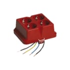 Attema - Cable-mate AK2-C4 Deksel voor opbouwdoos wand/plafond Deks+ 4V Wcd Ak2 Rood
