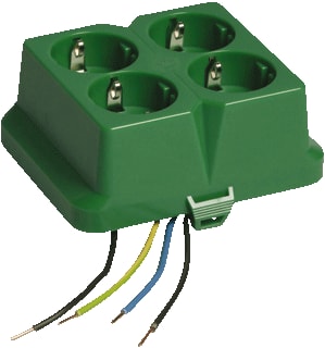 Attema - Cable-mate AK2-C4 Deksel voor opbouwdoos wand/plafond Deks+ 4V Wcd Ak2 Groen