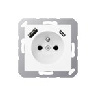 Jung - A RANGE Wandcontactdoos (WCD schakelmat.) Wcd Fr/Be Syst 16A 250V