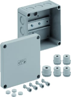 Spelsberg - RK Opbouwdoos wand/plafond Rk4/12 Incl Dinrail 106Mm