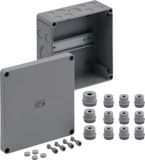 Spelsberg - RK Opbouwdoos wand/plafond Rk4/18 Incl Dinrail 144Mm
