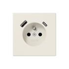 Jung - LS RANGE Wandcontactdoos (WCD schakelmat.) wcd+lader ls wt pen+c