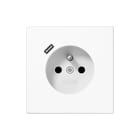 Jung - LS RANGE Wandcontactdoos (WCD schakelmat.) wcd+lader ls alpw pen