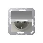 Jung - A RANGE Bed.element / centr.pl. schakelmat. afdekk a500 alu