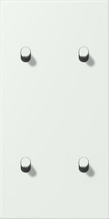 Jung - LS1912 Bed.element / centr.pl. schakelmat. afdek.ls1912 2+2 ver hcyl