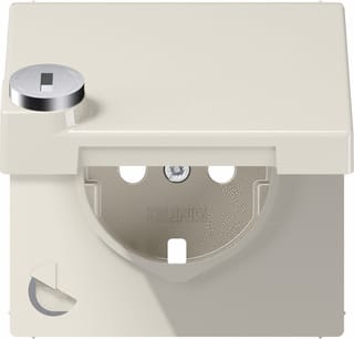 Jung - LS RANGE Bed.element / centr.pl. schakelmat. afdek.ls990 wt klapd&slot