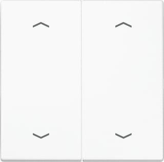 Jung - LS RANGE Bed.element / centr.pl. schakelmat. Schklwip 2-Vd Plsym Duro